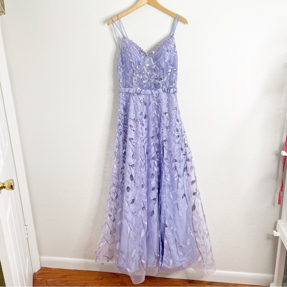 Stacees Gown Light Purple Sequin Prom‎ Formal Dress Size 8